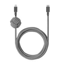 Native Union Night Cable - kabel USB-C - lightning, 3 m (zebra)