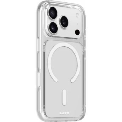3. Etui Laut Crystal Fluro MagSafe na iPhone 17 Pro Max - przezroczysto-szare