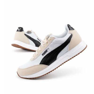 Puma buty sportowe sneakersy męskie R78 Lightwind komfortowe modne beżowe białe