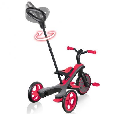 11. Rowerek Globber New Red Explorer Trike 4in1 632-102-2