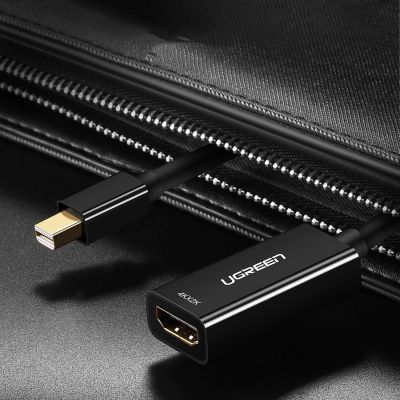 6. Adapter Ugreen MD112 10461 mini DisplayPort (męski) / HDMI (żeński) FHD 1080p - czarny