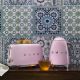 8. Smeg TSF03PKEU toster 6 4 kaw. 2000 W Różowy