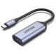 9. UNITEK V1416B adapter kablowy 0,15 m USB Type-C HDMI Szary