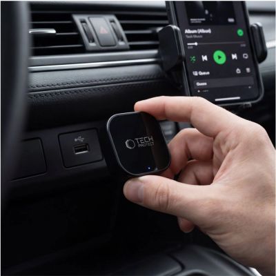7. Adapter Tech-Protect Ultraboost CA01 USB Bluetooth 5.4 Apple CarPlay / Android Auto - czarny