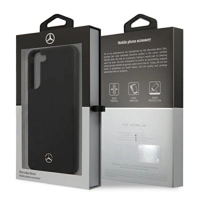 8. Etui Mercedes Silicone Line na Samsung Galaxy S22+ - czarne