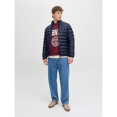 3. Jack&Jones męska kurtka puchowa JJEBRADLEY LIGHT PUFFER COLLAR NOOS 12280971 SKY CAPTIN