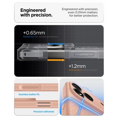 7. Etui Spigen Liquid Air na iPhone 18 Pro Max / 17 Pro Max - różowe
