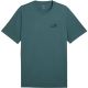 Koszulka męska Puma Ess 2 Color Small No. 1 Logo Tee zielona 684717 90