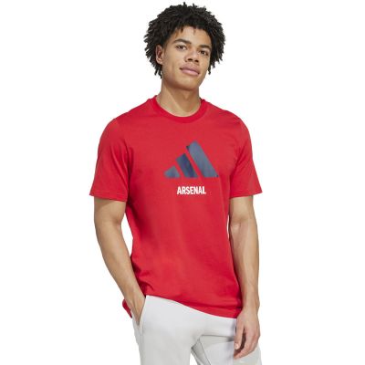 4. Koszulka adidas Polo Arsenal Londyn FC 24/25 Session Graphic Tee JM9415