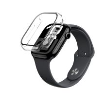 Etui ze szkłem hartowanym AMAZINGTHING Radix Glass do Apple Watch 42mm – przezroczyste