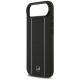 6. Etui Mercedes Leather Star Pattern Stripes MagSafe na iPhone Air - czarne