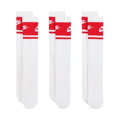 5. Skarpety Nike Everyday Elevated Crew 3 pary biało-czerwone IM7949 900