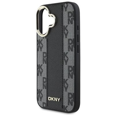 6. Etui DKNY Checkered Pattern Magsafe na iPhone 16 Plus - czarne