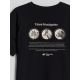 8. T-shirt loose z nadrukiem damski 4F 4FKAW26TTSHF4507-20S