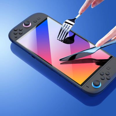 7. Szkło hartowane Dux Ducis HD na Nintendo Switch 2 z ramką instalacyjną