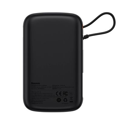 10. Powerbank 10000mAh 20W Baseus Qpow Pro Overseas Edition + kabel USB C 3A - czarny