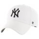 Czapka z daszkiem 47 Brand MLB New York Yankees Cap Jr B-RAC17CTP-WH