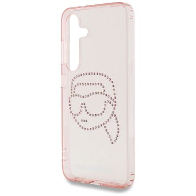 6. Etui Karl Lagerfeld Rhinestones K. Head Logo Samsung Galaxy S25 różowy