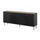 Komoda 4D2SZ ONDA 200x45x85 czarny