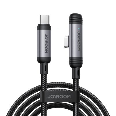 Kabel Joyroom S-A56 EnjoyX Series 90° USB-C - USB-C 60W 1,2m - czarny