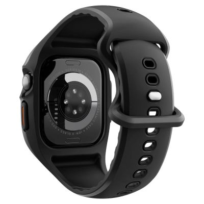 8. Pasek Spigen Liquid Air Pro na Apple Watch 46 mm - czarny mat