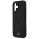 6. Etui Mercedes Plain Smooth Leather MagSafe do iPhone 17 - czarne