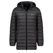 Kurtka męska Geographical Norway AMIGOMAP LONG HOOD DB BLACK MEN 233 BLACK (WZ5085H/GN-NOIR)