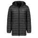 Kurtka męska Geographical Norway AMIGOMAP LONG HOOD DB BLACK MEN 233 BLACK (WZ5085H/GN-NOIR)