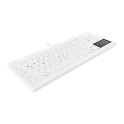 3. Aktywna Klawiatura USB AK-C7412F-GUS-W/GE QWERTZ Niemiecki Biały