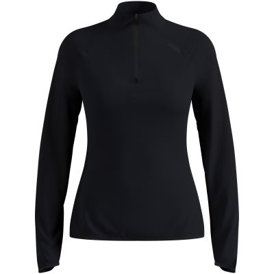 Bluza z półgolfem damska Odlo ZEROWEIGHT WARM Mid layer 1/2 zip czarna