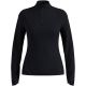 Bluza z półgolfem damska Odlo ZEROWEIGHT WARM Mid layer 1/2 zip czarna