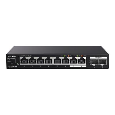 5. Tenda TEM2010X łącza sieciowe 2.5G Ethernet (100/1000/2500) Komputer stacjonarny Czarny