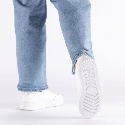 6. Skórzane półbuty damskie sportowe Rieker N9910-80