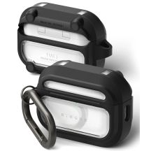 Etui Ringke UX Magnetic na AirPods Pro 3 - czarno-przezroczyste