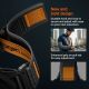 9. Pasek Spigen Athlex Air na Garmin QuickFit 22 mm - czarno-pomarańczowy