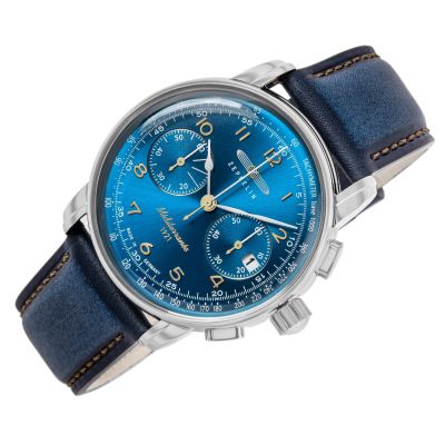2. Zegarek Męski ZEPPELIN Mediterranee Chronograph 9670-3 + BOX