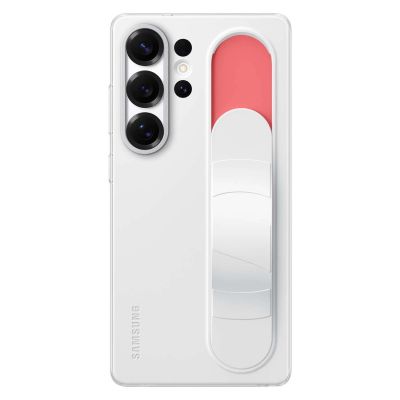 3. Etui silikonowe Samsung Standing Grip Case EF-GS938CWEGWW z uchwytem / podstawką do Samsung Galaxy S25 Ultra - białe