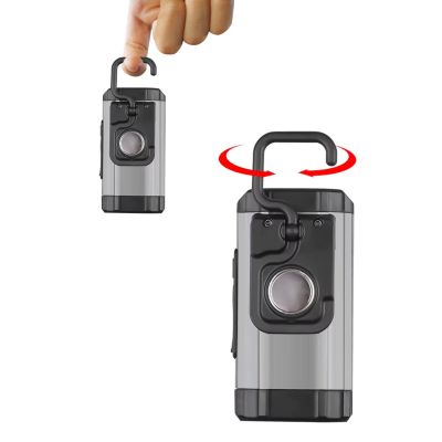 9. Lampa robocza Wozinsky WLR-15W 15 W 1500 lm diody CREE IPX6 z funkcją powerbanku - szara