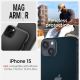14. Etui Spigen Mag Armor MagSafe na iPhone 15 - czarny mat