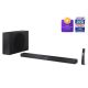 2. Sharp 2.1-kanałowy ultracienki Dolby Atmos/DTS Virtual: X Soundbar z bezprzewodowym subwooferem HT-SBW320 360 W Łączność Bluetooth Połączenie bezprzewodowe