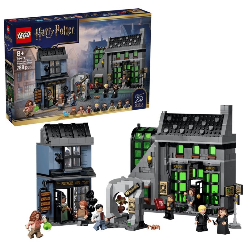 LEGO Harry Potter 76471 - Magiczne sklepy na ulicy Śmiertelnego Nokturnu