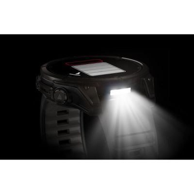 4. Garmin fenix 8 3,56 cm (1.4") AMOLED 47 mm Cyfrowy 454 x 454 px Ekran dotykowy Czarny Wi-Fi GPS