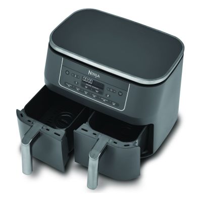 18. Ninja DZ300EU frytkownica Podwójny 7,6 l Autonomiczny 2470 W Frytkownica na gorące powietrze Szary