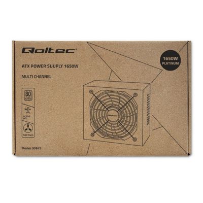 10. Qoltec Wydajny Zasilacz ATX 1650W | 80 Plus Platinum