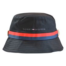 Kapelusz Tommy Hilfiger Established Tape Bucket Czarny - AM0AM08271-0GJ