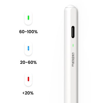 6. Rysik Metapen Pencil Air8 Pro do iPada - biały