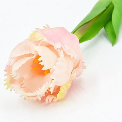 3. TULIPAN RÓŻOWY 38CM JAK ŻYWY DEKORACJA WIOSENNA