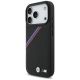 2. Etui BMW M Tricolor Metal Logo MagSafe do iPhone 17 Pro - czarne