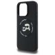 6. Etui Karl Lagerfeld Silicone Karl&Choupette Heads MagSafe na iPhone 16 Pro Max 6.9" - czarne