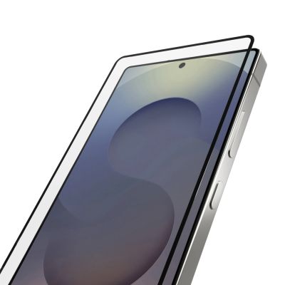 4. Szkło hartowane Puro Frame Tempered Glass z czarną ramką do Samsung Galaxy S25 Ultra